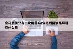 宝马后面只有一块屏幕吗/宝马后排液晶屏幕有什么用